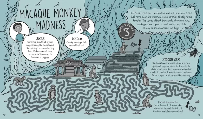 Marco's Maze Mission Inside Pages
